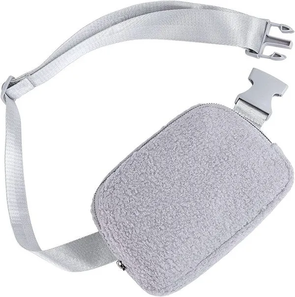 Aili's Corner Lola Boucle Sherpa Sling/Belt Bag