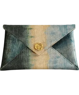 Altuzarra Blue X Kravet Couture Envelope Clutch Bag One Size