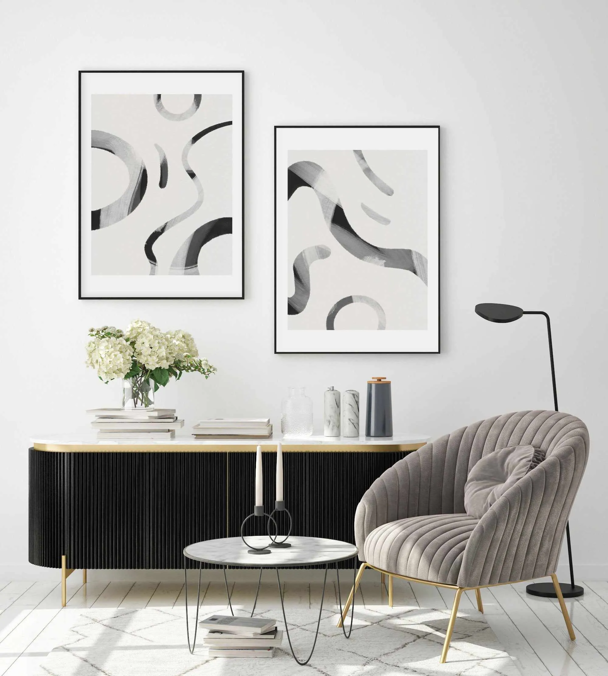 Arrondi II Art Print