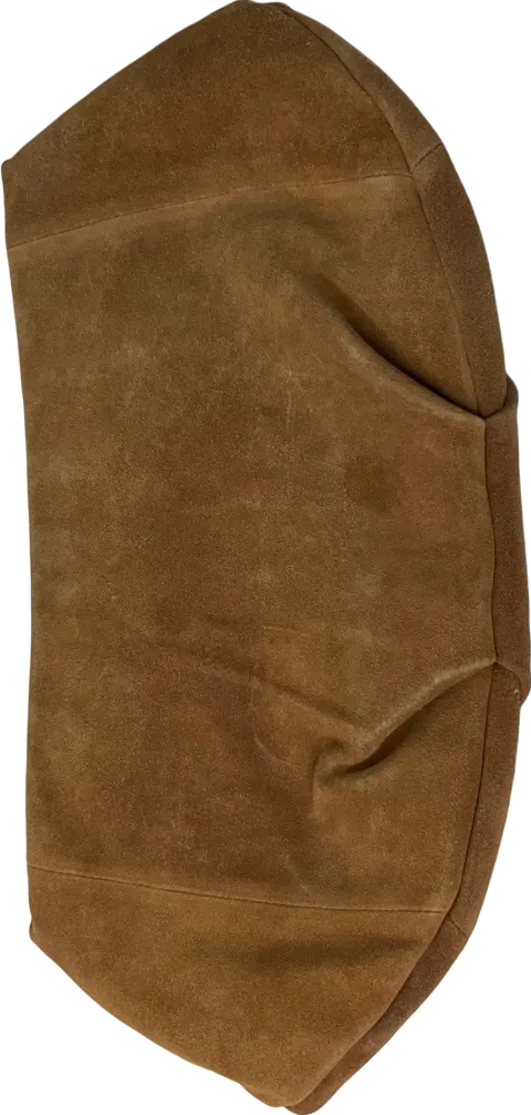 ASOS Brown Suede Slouchy Scoop Tote Bag One Size