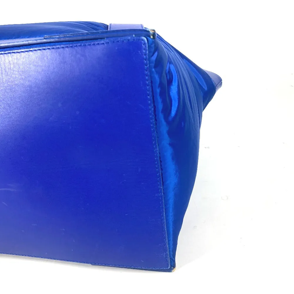 BALENCIAGA Boston Duffel bag 363419 Leather / nylon blue Navy Cabas M