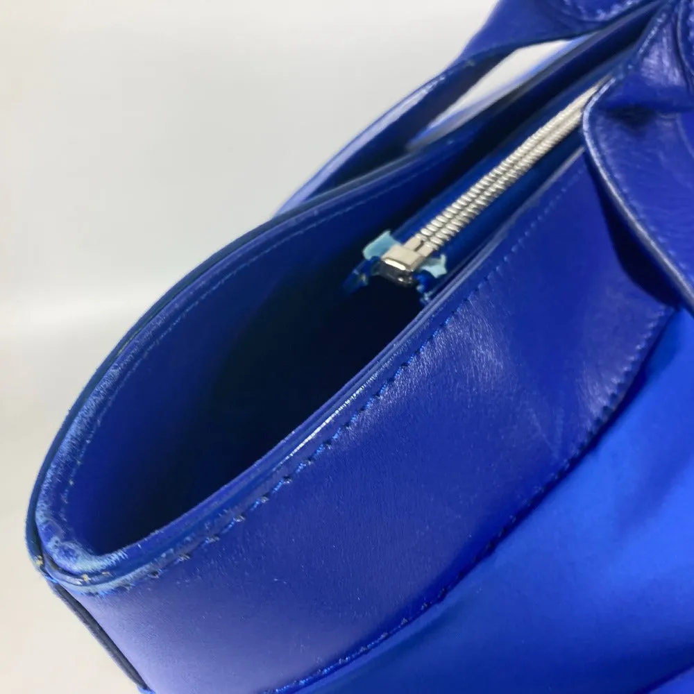 BALENCIAGA Boston Duffel bag 363419 Leather / nylon blue Navy Cabas M