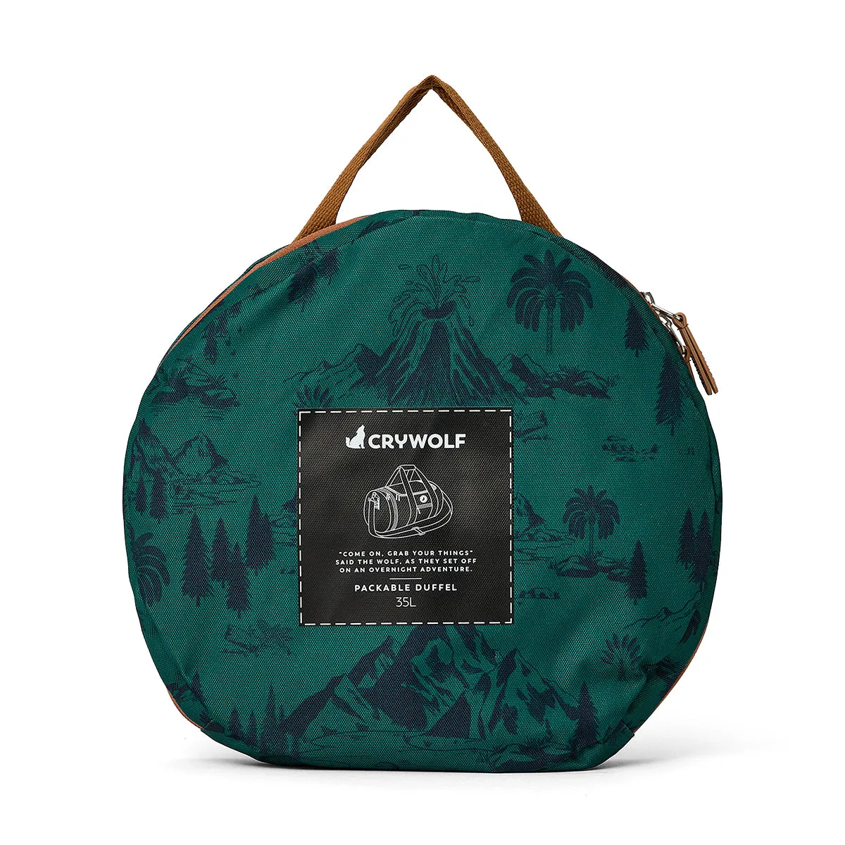 Crywolf Packable Duffel - Forest Landscape