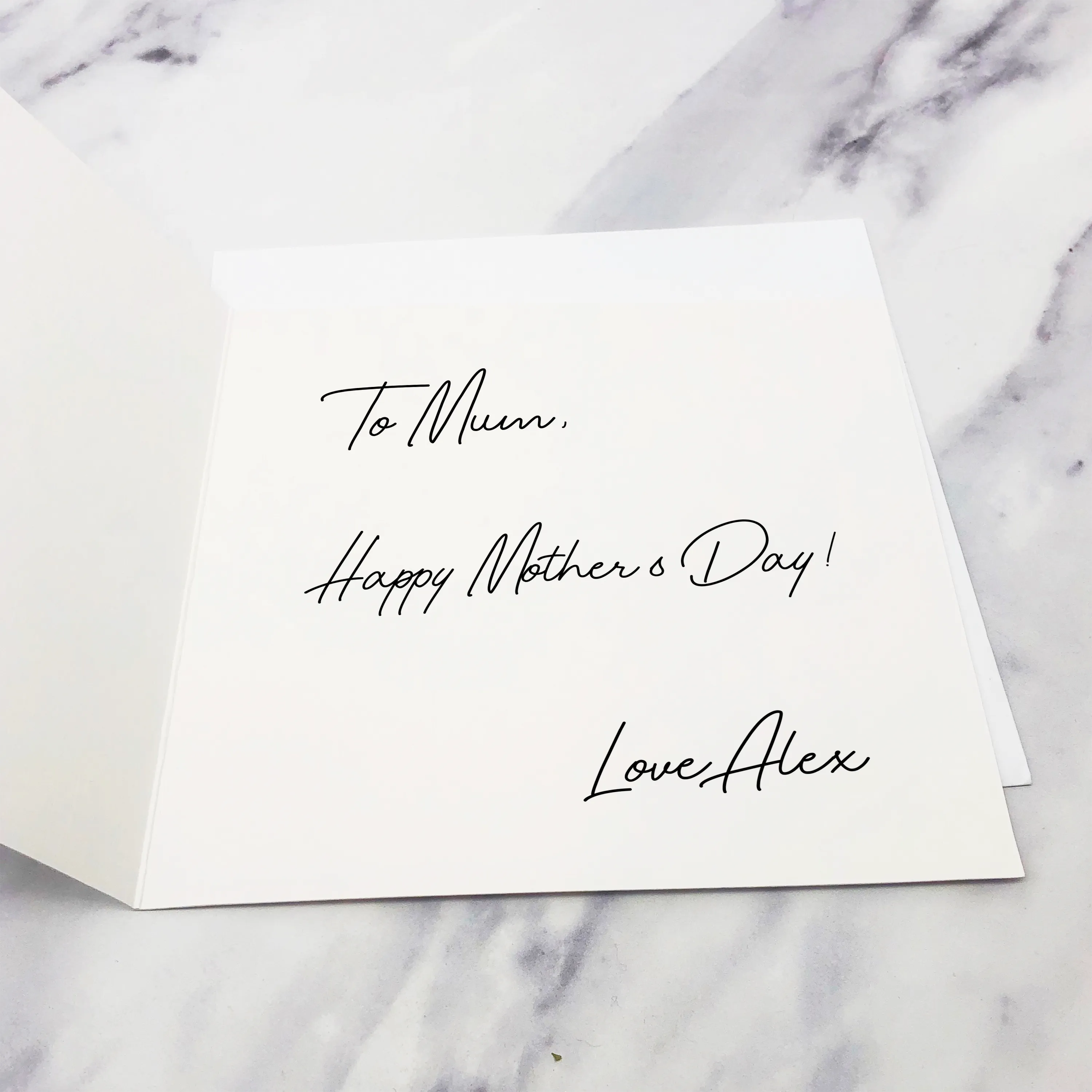 Floral Geometric Happy Mother's Day Card