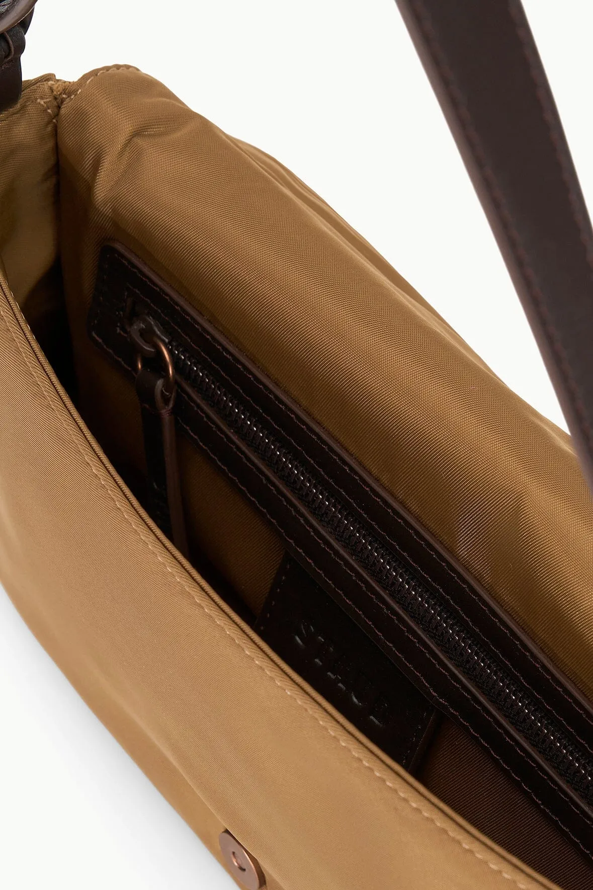HARLOW BAG | CAMEL NYLON
