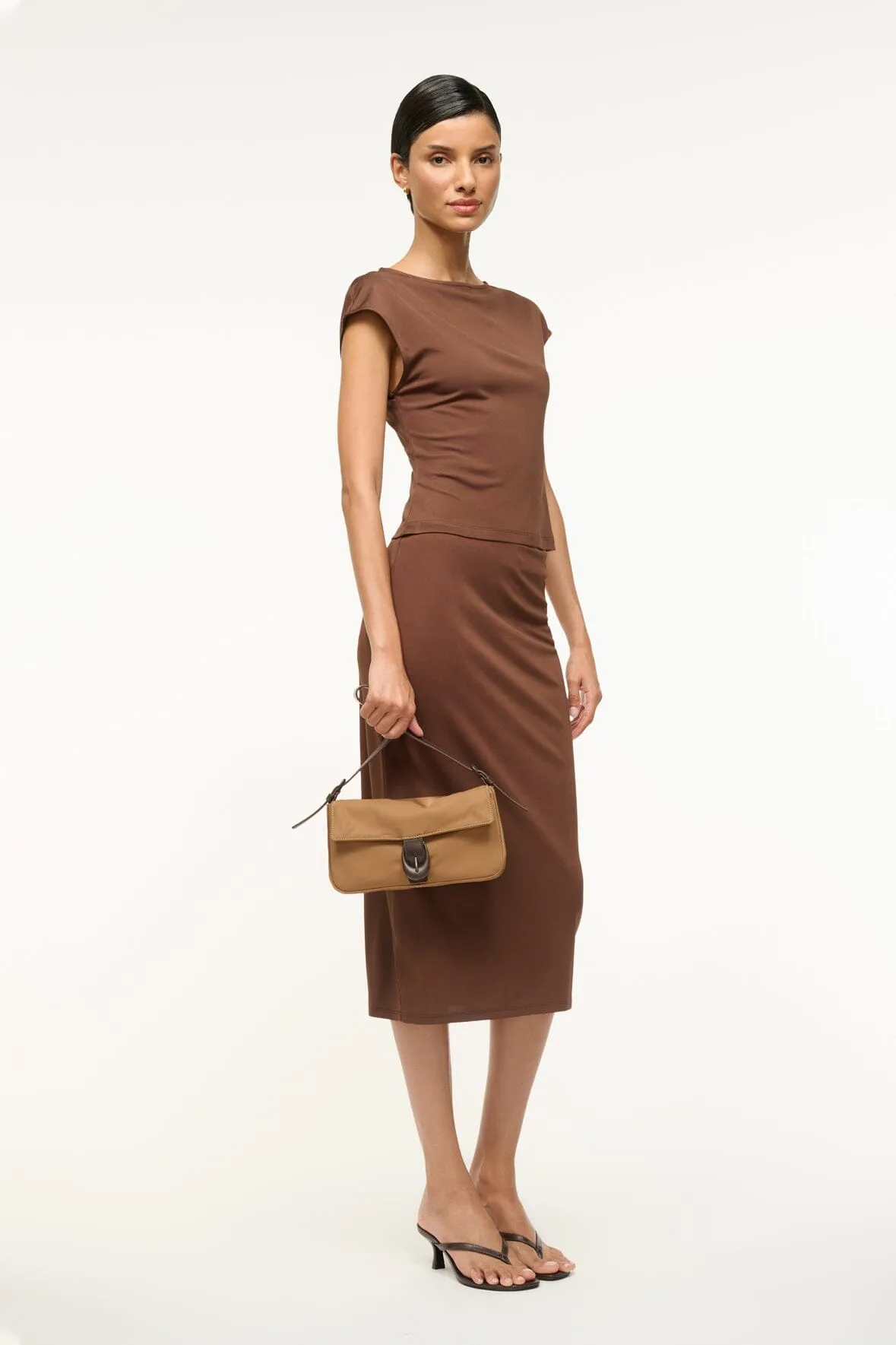HARLOW BAG | CAMEL NYLON