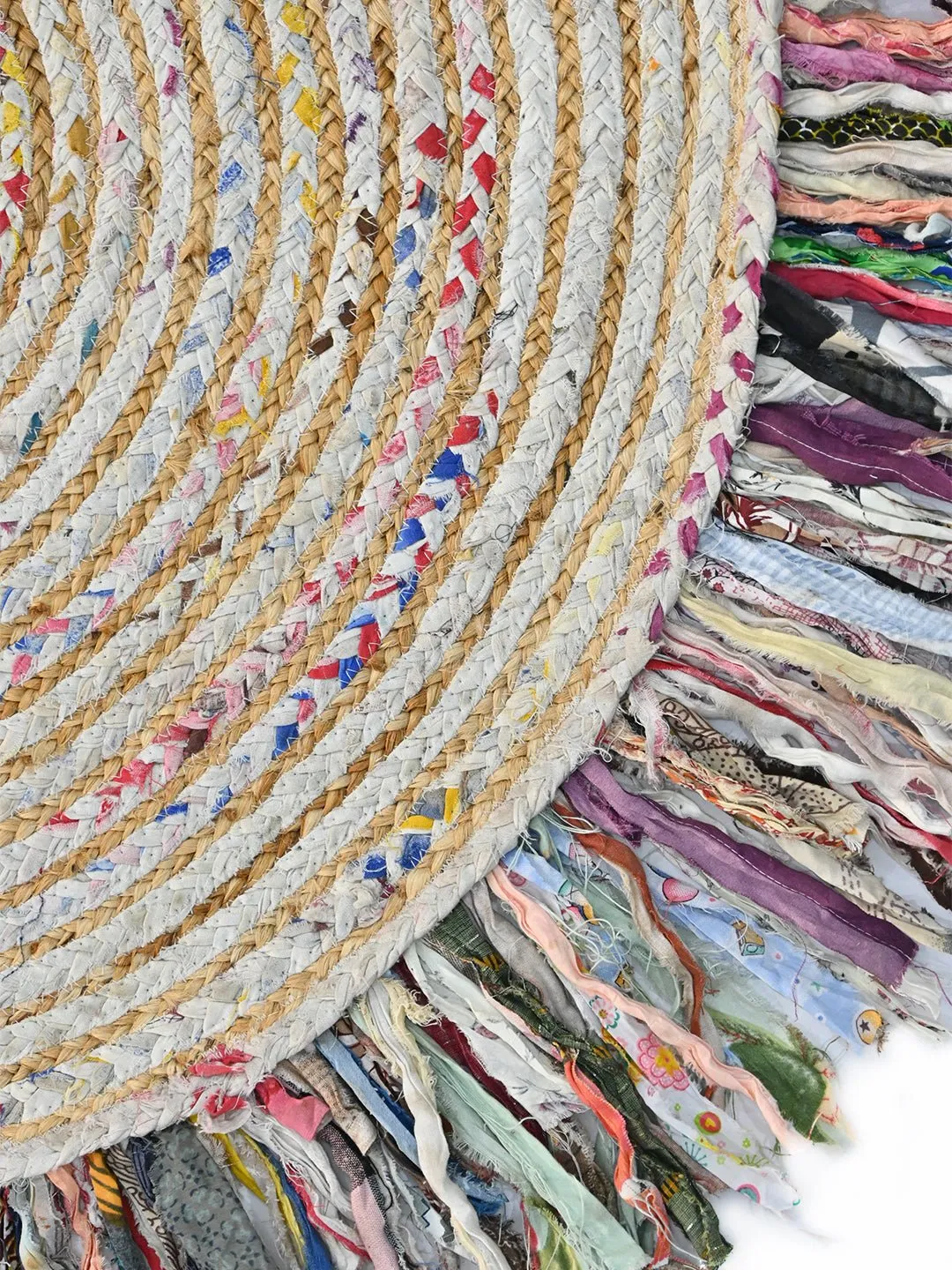 HENRY- ROUND JUTE CHINDI RUG