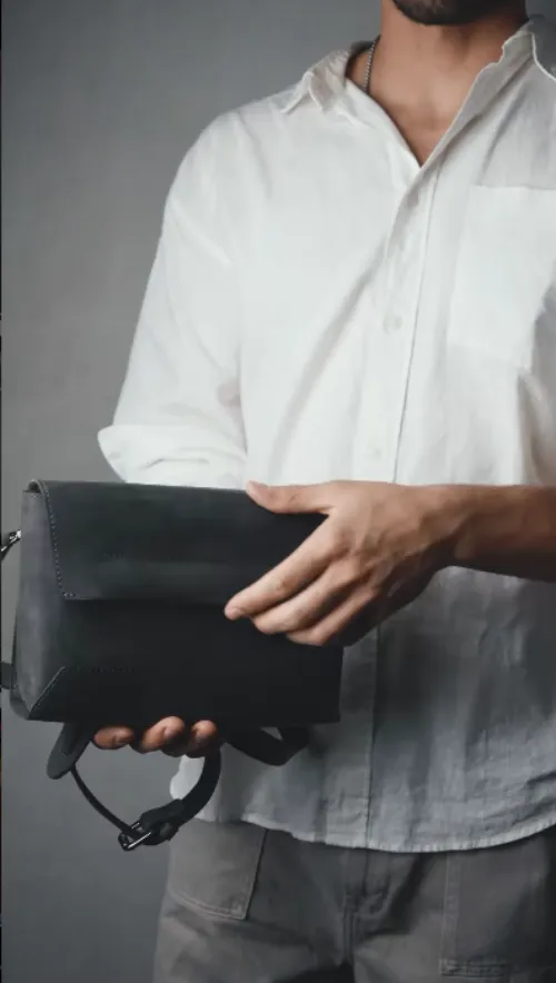 Leather Clutch Bag