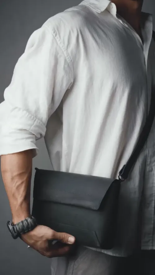 Leather Clutch Bag