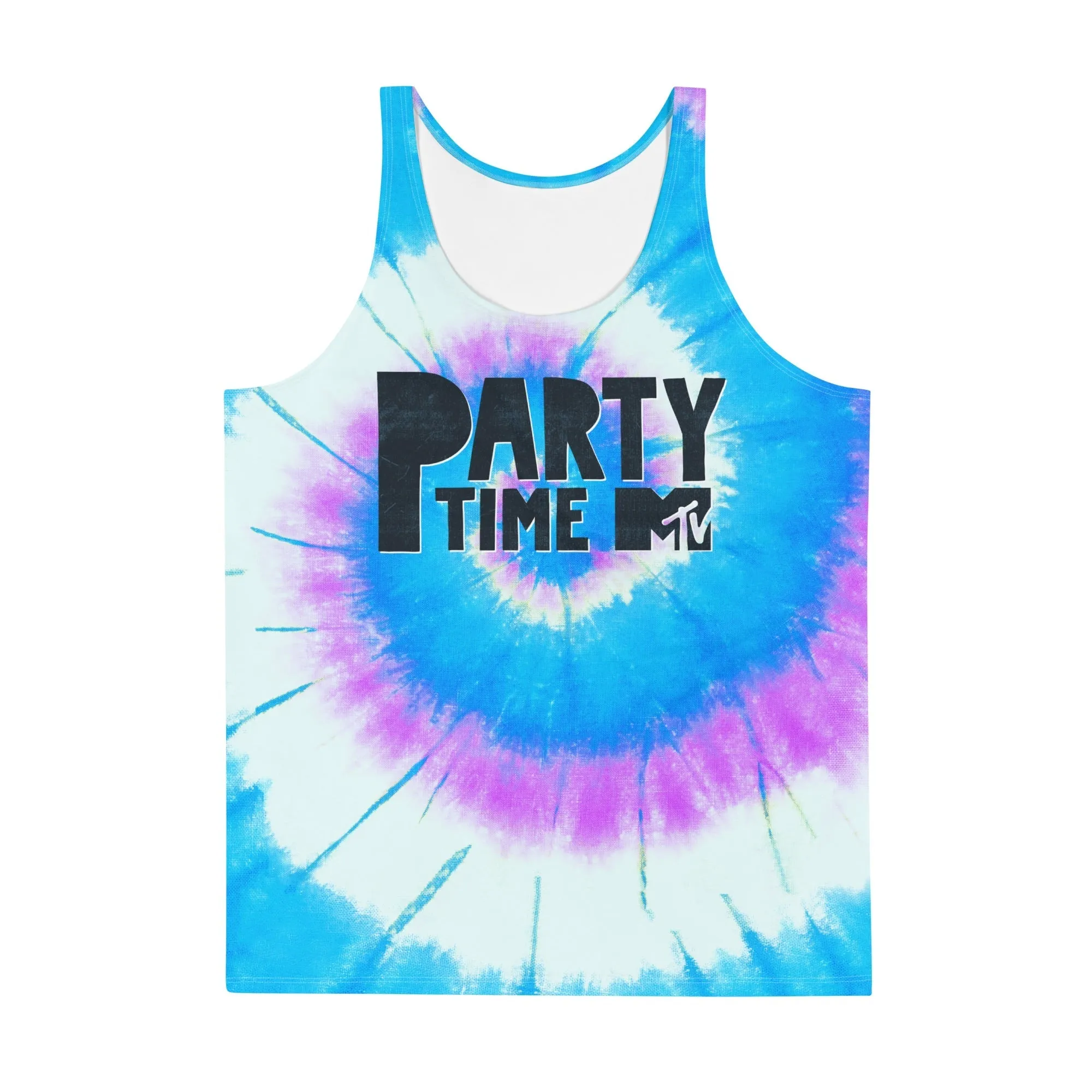 MTV Spring Break Party Time Tie-Dye Tank Top