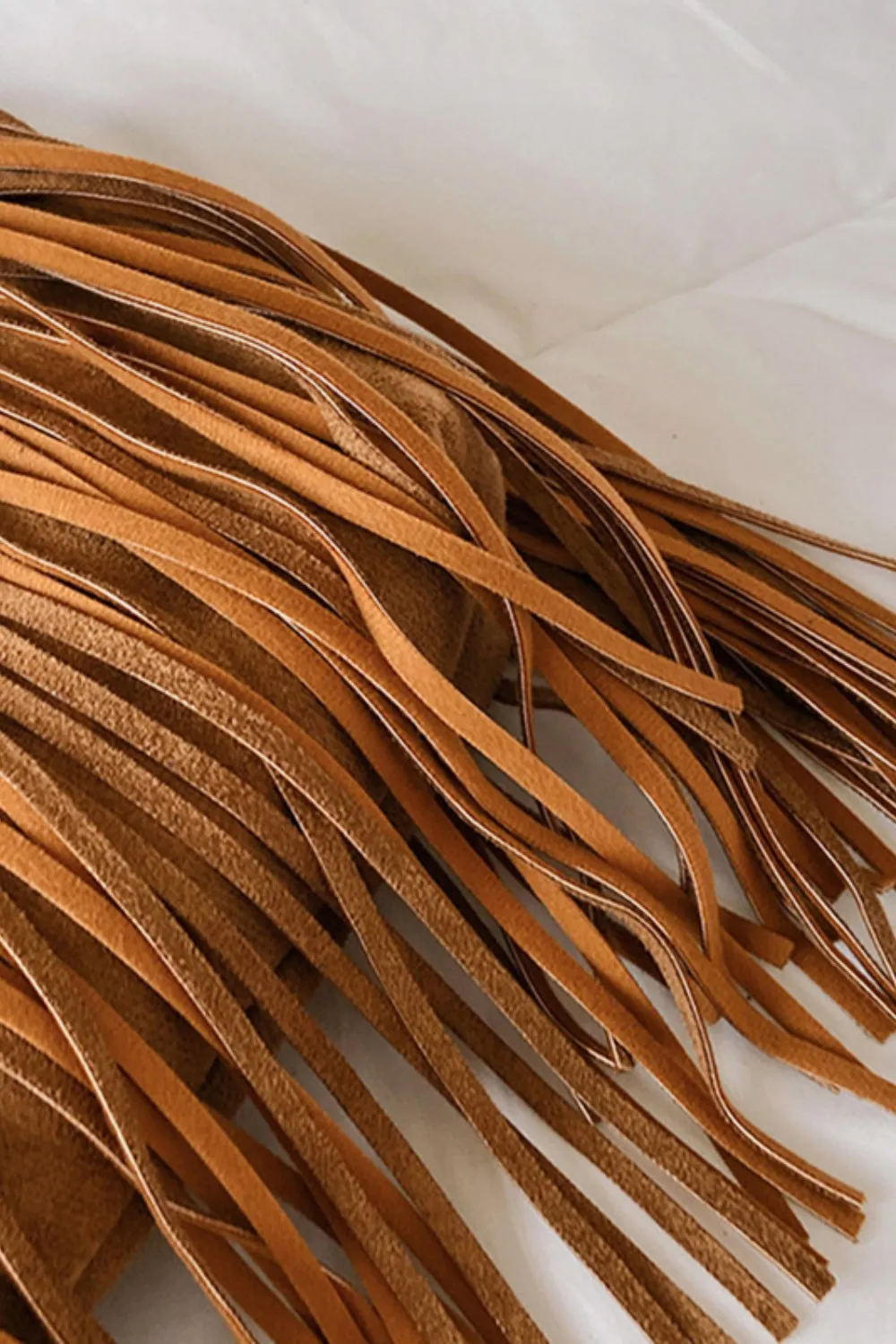 Suede Fringe Bag