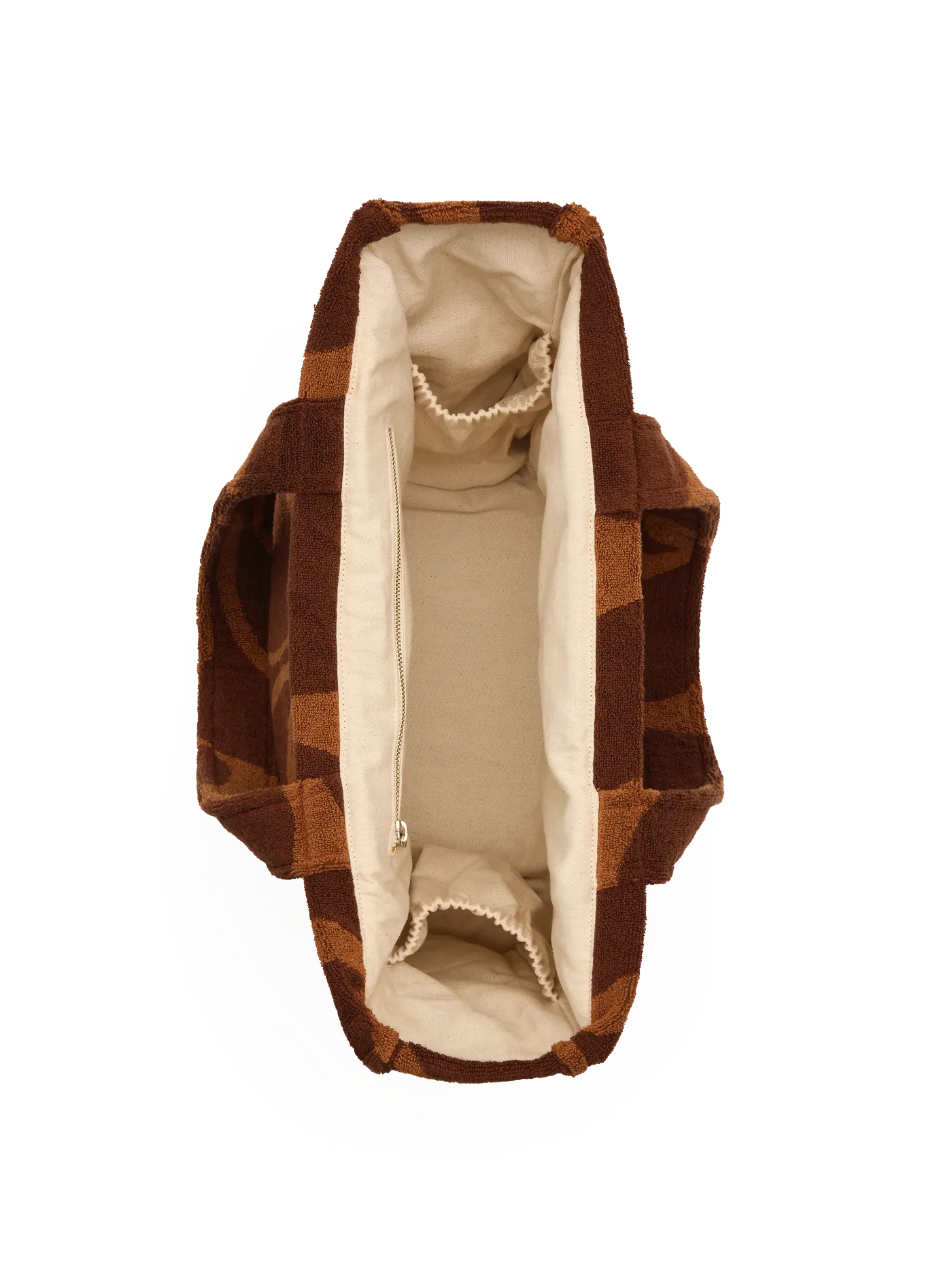 Towelling Beach Bag | Wave Umber