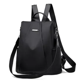 Vattentt ryggsck i nylon fr kvinnor
