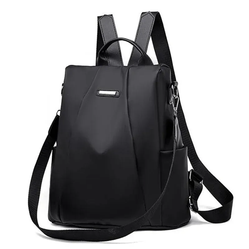 Vattentt ryggsck i nylon fr kvinnor