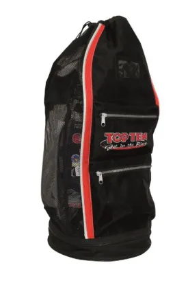 Verkkokassi - Top Ten treenikassi- Mesh Bag Deluxe - Musta