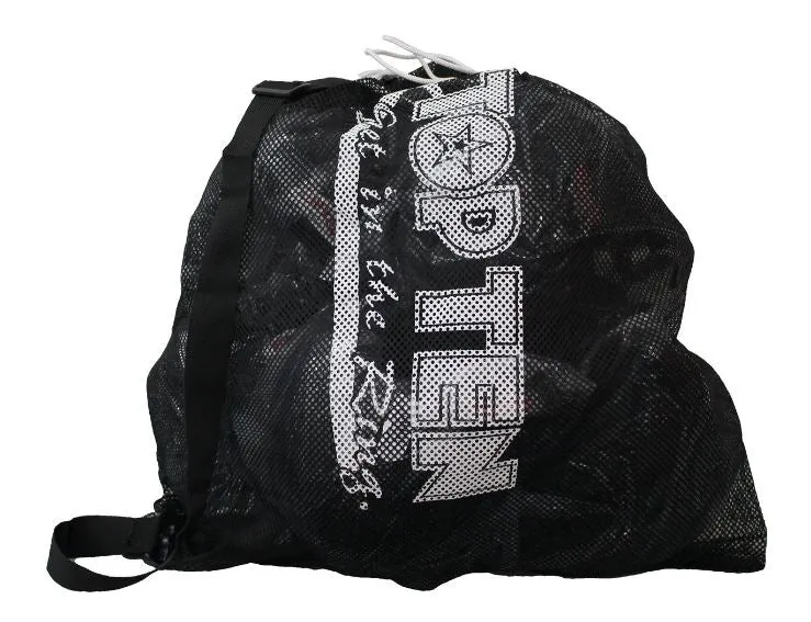 Verkkokassi - Top Ten treenikassi - Mesh Bag XL - Musta